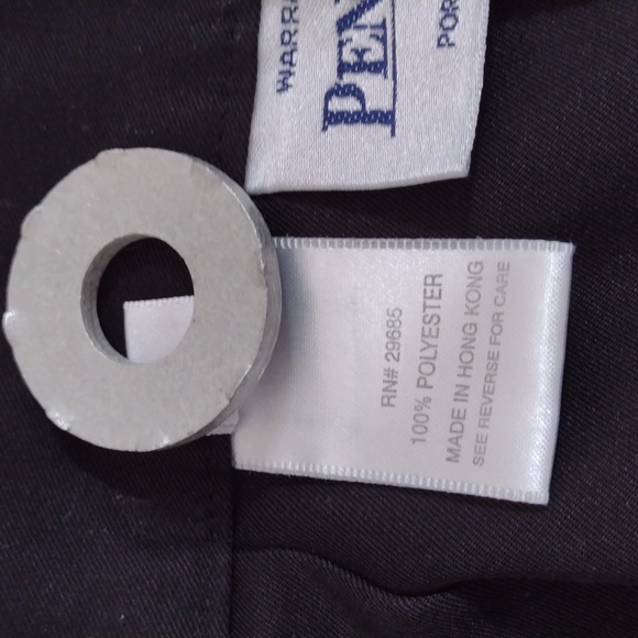 Pendleton Vintage Black High Rise Straight Leg Dress Pants Size 8 - Picture 9 of 11